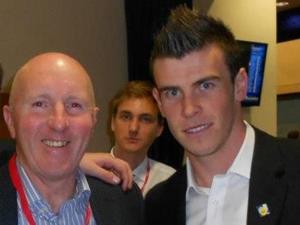 Gareth Bale (On right, with Wylie Wright)